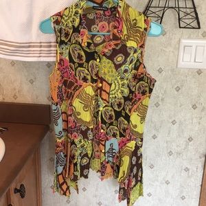 Multicolor tank / layering top